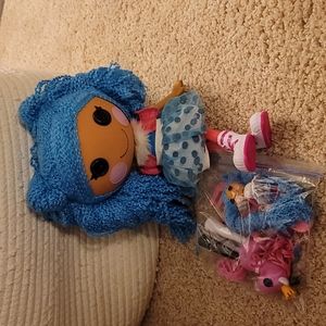 COPY - Lalaloopsy blue Muffins Fluff n Stuff doll w/mini and accessories